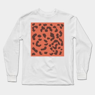 Strawberry Leopard Print Long Sleeve T-Shirt